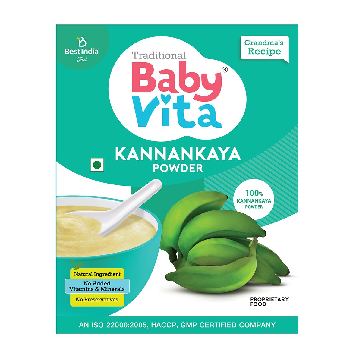 BABY VITA KANNANKAYA POWDER 300GM BOX